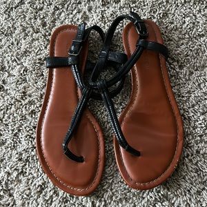 Black sandals
